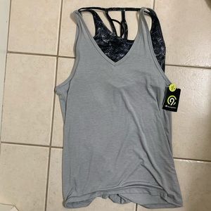 Target Workout Tank + Sports Bra (2 in 1)